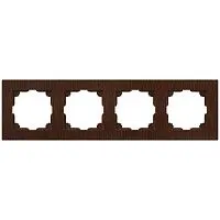 Рамка 4-м СП Accent 6-504-10 венге Intro Б0063715
