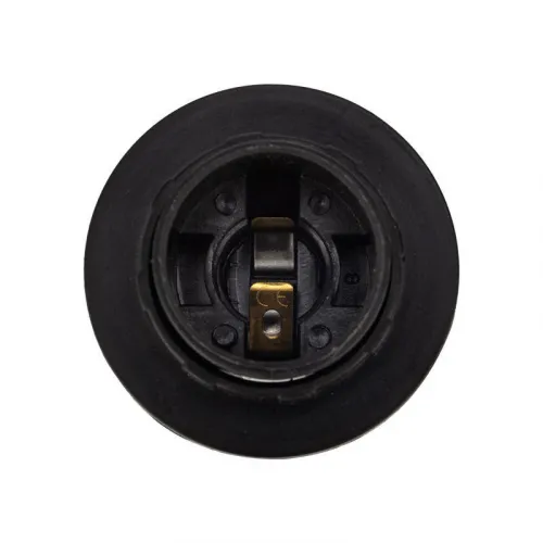 Патрон пластиковый термостойкий подвесной с кольцом E14 черн. Rexant 11-8827 фото 4