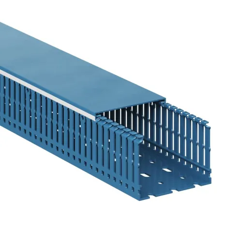 Кабель-канал перфорированный 80х60 L2000 RL6 син. DKC 01239RL фото 3