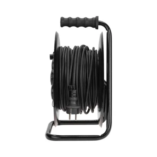 Удлинитель на метал. катушке 4х40 с заземл. IP44 КГ 3х1.5 c защ. крышкой Rexant 13-5012 фото 2