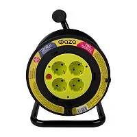 Удлинитель на катушке 4х20м с с заземл. CRG-04-2000 ФАZА 5063785