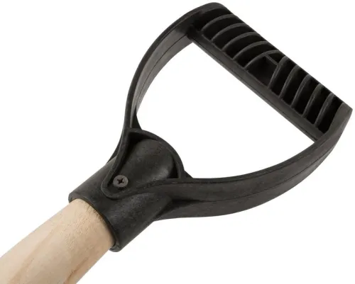 Лопата штыковая 210х385х1440мм деревянный черенок; рельсовая сталь FIT 77193 фото 4