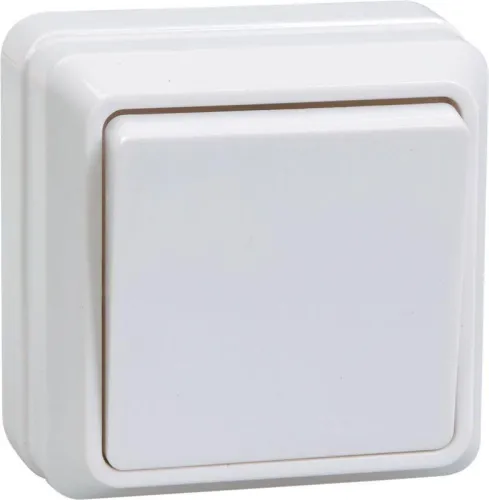 Выключатель 1-кл. ОП Октава 10А IP20 ВС20-1-0-ОБ 250В бел. GENERICA EVO10-K01-10-DC