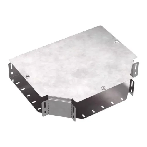 Ответвитель для лотка Т-образ. 300х100 Стандарт с крышкой Промрукав PR16.0443