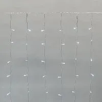 Гирлянда светодиодная "Светодиодный Дождь" 2х1.5м 150LED бел. 5.1Вт 230В IP44 эффект мерцания прозр. провод Neon-Night 235-515