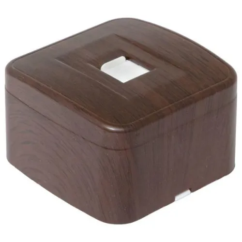 Розетка телефонная 1-м ОП Минск Phone темн. дерево EKF EGT01-034-40 фото 6