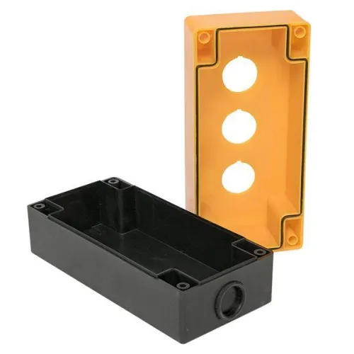 Корпус КП103 3 кнопки пластик. желт. EKF cpb-103-o фото 7