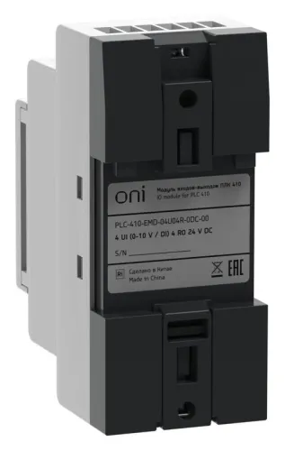 Модуль входов выходов ПЛК 410 4 UI (0-10В/DI) 4 RO 24В DC ONI PLC-410-EMD-04U04R-0DC-00 фото 8