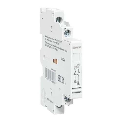 Блок контактов дополнительный боковой АПД/GV2 ДКП-11 НО+НЗ EKF apd-an-11