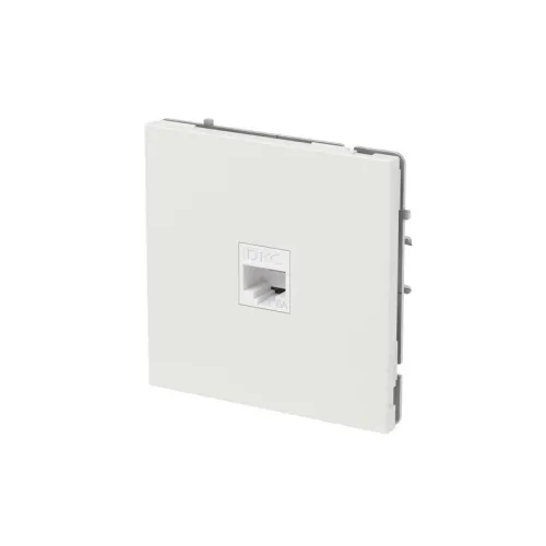 Розетка компьютерная 1-м KANT RJ45 кат.6A без шторки бел. песок DKC 7010673 фото 3