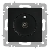 Розетка телевизионная одиночная TV СП Accent 6-301-05 IP20 антрацит Intro