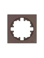 Рамка 1-м OSEN горизонт. квадрат шоколад LEZARD 743-7300-146