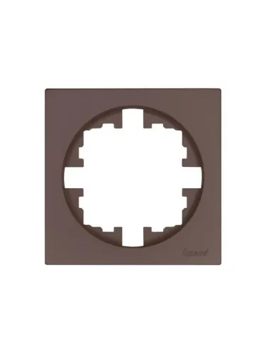 Рамка 1-м OSEN горизонт. квадрат шоколад LEZARD 743-7300-146
