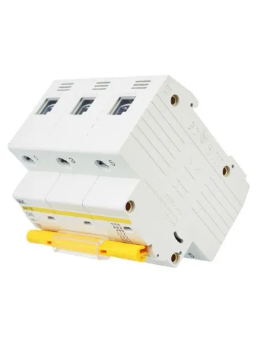 Выключатель автоматический модульный 3п D 40А 10кА ВА47-100 KARAT IEK MVA40-3-040-D фото 8