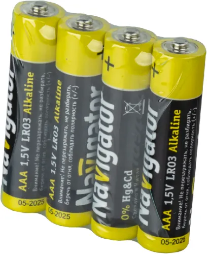 Элемент питания алкалиновый AAA/LR03 14 059 NBT-NPE-LR03-BOX24 (уп.24шт) Navigator 14059 фото 2