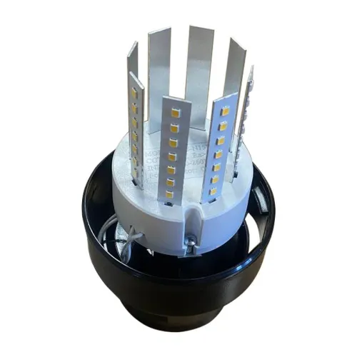 Светильник светодиодный СПЕЦСВЕТ 03-015-401 "Шар ДТУ " 200 Г 15Вт 4000К IP65 1700лм опал ПММА /корпус плоск. черн. А85 ф60 (инд. упак.) Элетех 1030450358 фото 3