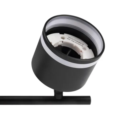 Светильник PCL-0703 max 20Вт (каждая лампа) 3xGX53 IP20 230В BL настен./потолочн. декор. под лампу JazzWay 5066847 фото 2