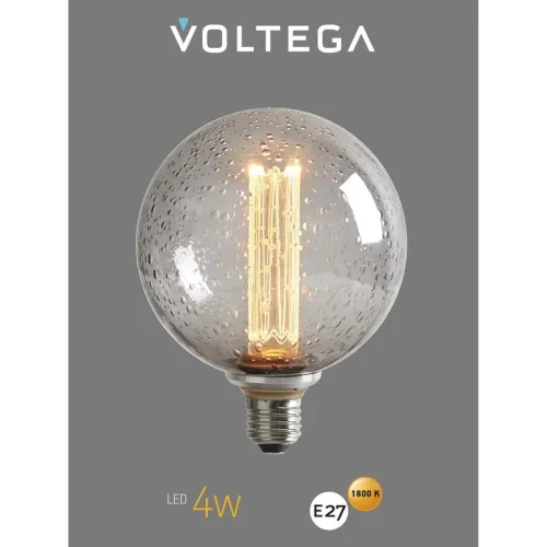 Лампа светодиодная Loft Led G125FC1978 4Вт 1800К E27 Voltega 8569 фото 2