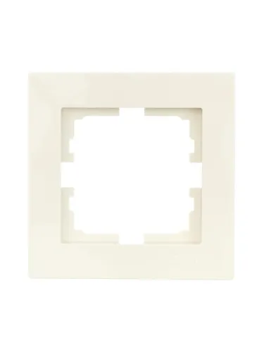 Рамка 1-местн. горизонт. VESNA кремов. LEZARD 742-0300-146 фото 4