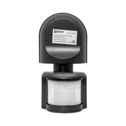 Датчик движения (ИК) MS-16Cb настен. 1200Вт 180гр. до 12м IP44 черн. PROxima EKF dd-ms-16Cb фото 5