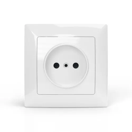 Розетка 1-м СП AVA 16А IP20 без заземл. без защ. шторок в сборе бел. TOKOV ELECTRIC TKL-AV-R1F-C01 фото 2