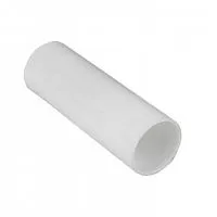 Муфта соединительная для трубы 20мм бел. Plast EKF ms-t-20-w-r