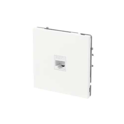 Розетка компьютерная 1-м KANT RJ45 кат.5E без шторки бел. песок DKC 7010663 фото 3
