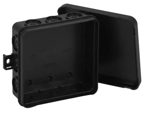 Коробка распределительная ОП Тусо 100х100х35мм УХЛ1 черн. Ruvinil 67095Ч фото 2