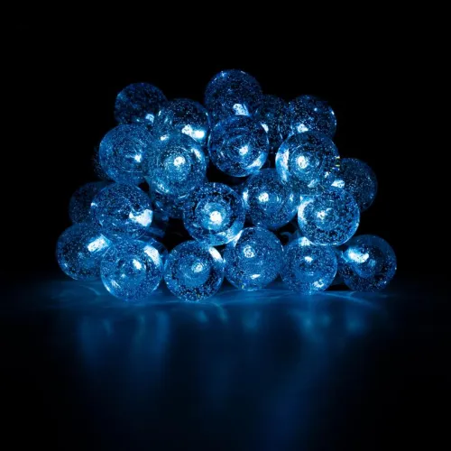 Светильник светодиодный садовый SLR-G05-30W гирлянда шарики холод. бел. на солнечн. батарее ФАZА 5033351 фото 8