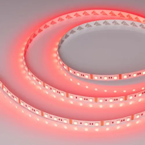 Лента светодиодная RT-B72-10mm 12V RGB 15Вт/м IP20 5060 (уп.5м) Arlight 016246(2)