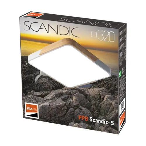 Светильник светодиодный декоративный PPB Scandic-S 36Вт 4000К IP20 настенно-потолочный бытовой WH/W JazzWay 5037311 фото 7
