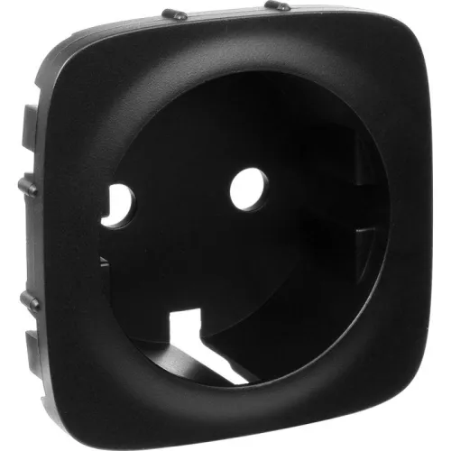 Панель лицевая Valena Allure для розетки 2К+З антрацит Leg 755208 фото 4