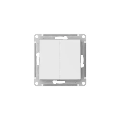 Выключатель 2-кл. AtlasDesign (сх. 5) 10AX быстрозажим. клем. механизм бел. SE ATN000151S фото 4