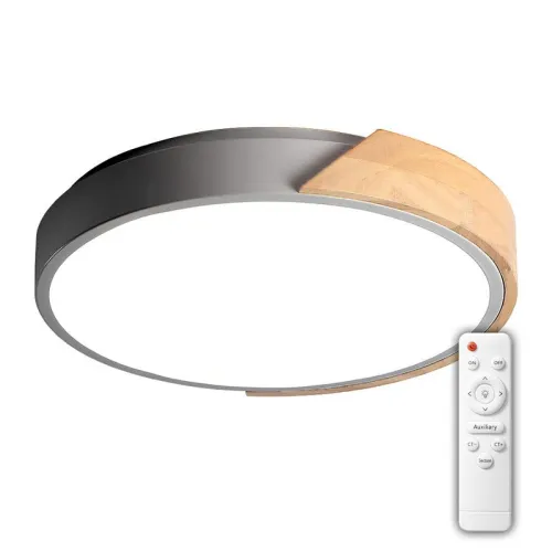 Светильник светодиодный декоративный PPB Scandic-R DIM 90Вт 3000-6500К IP20 настенно-потолочный бытовой диммир. GR/W JazzWay 5037151 фото 2