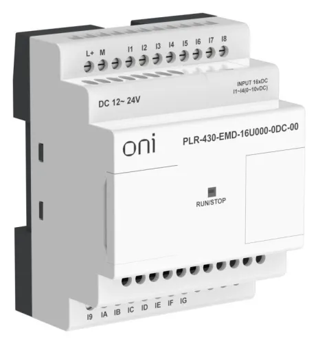 Модуль расширения входов выходов ПЛК 430 12 DI 4 UI (0-10В/DI) 24В DC ONI PLR-430-EMD-16U000-0DC-00 фото 5