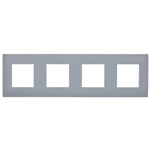 Рамка 4-м SKANDY SK-F04Gr сер. IEK SK-M42-K03 фото 2