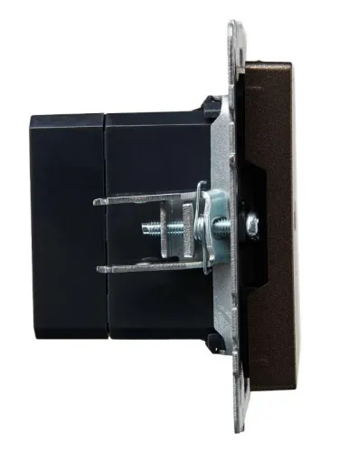 Розетка BRITE USB A+C 18Вт РЮ11-1-БрТБ механизм бронза IEK BR-U22-018-K45 фото 2