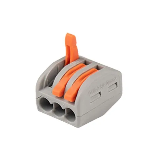 Клемма монтажная рычажного соединения PTC-3P 222-413 BL/10 450В 32А 0.08-2.5(4.0)кв.мм Jazzway 5050730 фото 3