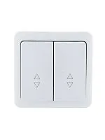 Переключатель проходной 2-кл. 2п ОП Viola 10А IP20 бел. LEZARD 751-0200-106