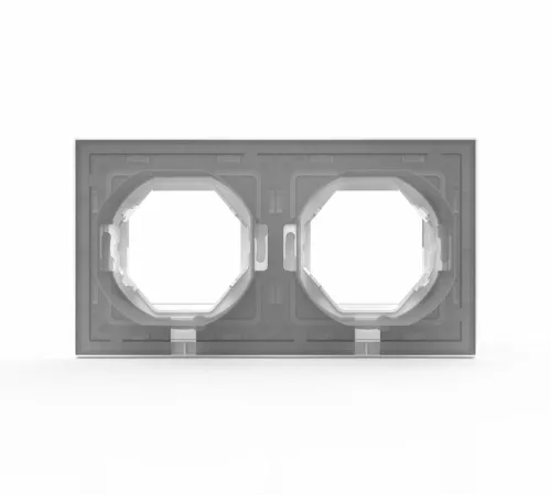 Рамка 2-м Pixel IP44 бел. TOKOV ELECTRIC TKE-PX-RM2-C01-IP44 фото 4