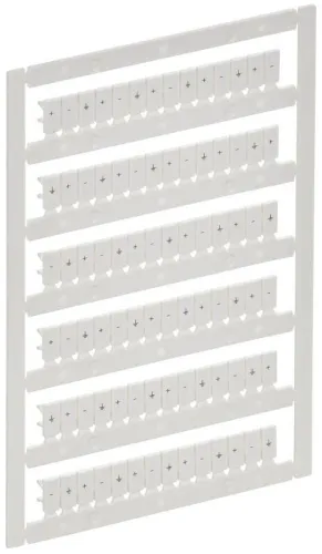 Маркер для CTS/CP 2.5кв.мм "+; -; зазем." ARMAFIX IEK AF-CT10D-M-D25-23