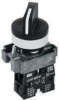 Переключатель LA167-BDF41 на 2 полож. 1НО черн. IEK BSW20-BDF41-1-24-67-2-K02