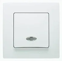 Выключатель 1-кл. Lillium с подсветкой Makel 32001021