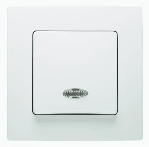 Выключатель 1-кл. Lillium с подсветкой Makel 32001021