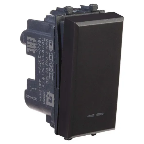 Переключатель модульный 1мод. Avanti "Черный матовый" DKC 4412111 фото 6