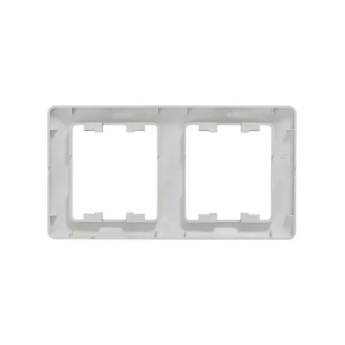 Рамка 2-м Glossa вертикал. платина SE GSL001206 фото 3