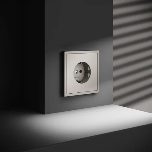 Розетка 1-м СП S70 16А с заземл. защ. шторки механизм кашемир Voltum VLS040203 фото 4