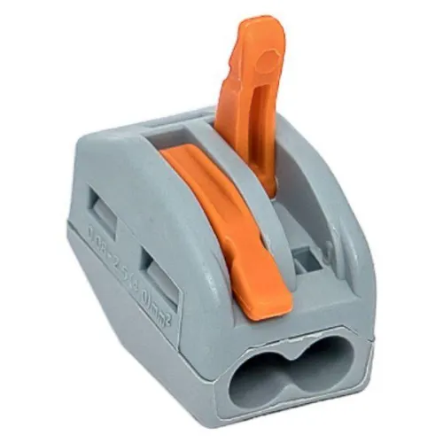 Клемма строительно-монтажная СМК 222-412 с рычагом 2 отверстия (блист.20шт) PROxima EKF plc-smk-412b-20 фото 6