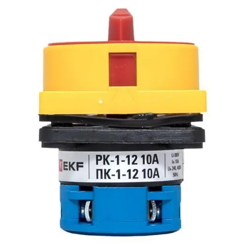 Переключатель кулачковый ПК-1-12 10А 2п "0-1" с блокировкой IP65 PROxima EKF pk-1-12-10-a65 фото 8