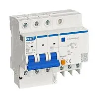 Выключатель автоматический дифференциального тока 4п (3P+N) C 25А 30мА тип AC 6кА NXBLE-63 (R) CHINT 982114